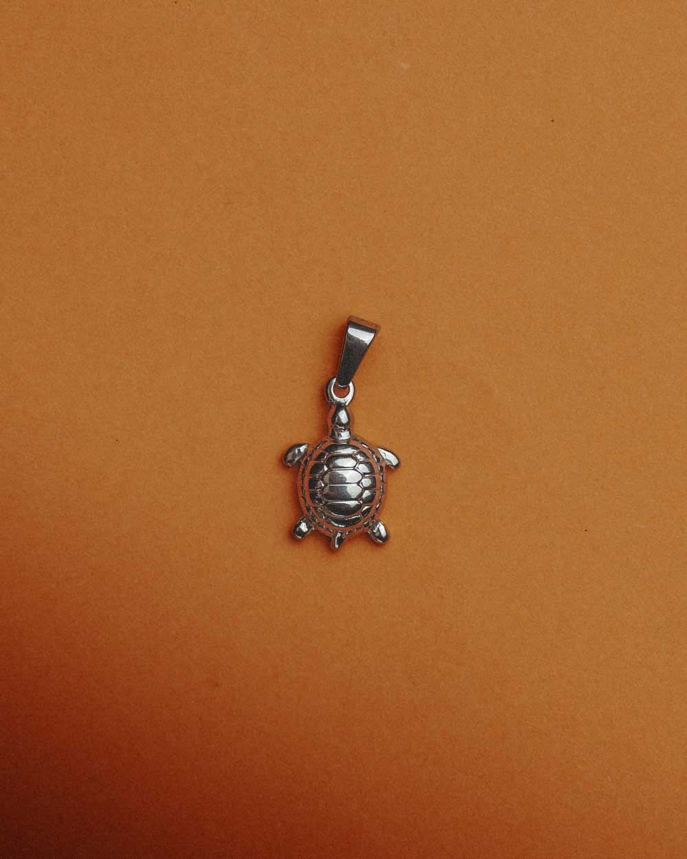 Silver Stainless Steel Turtle Pendant - Necklace Pendants - Dicci