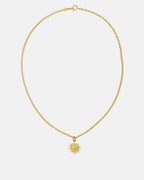 Sun Chaser Necklace - Stainless Steel Golden Necklaces - Dicci