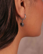 Sun Silver Earring