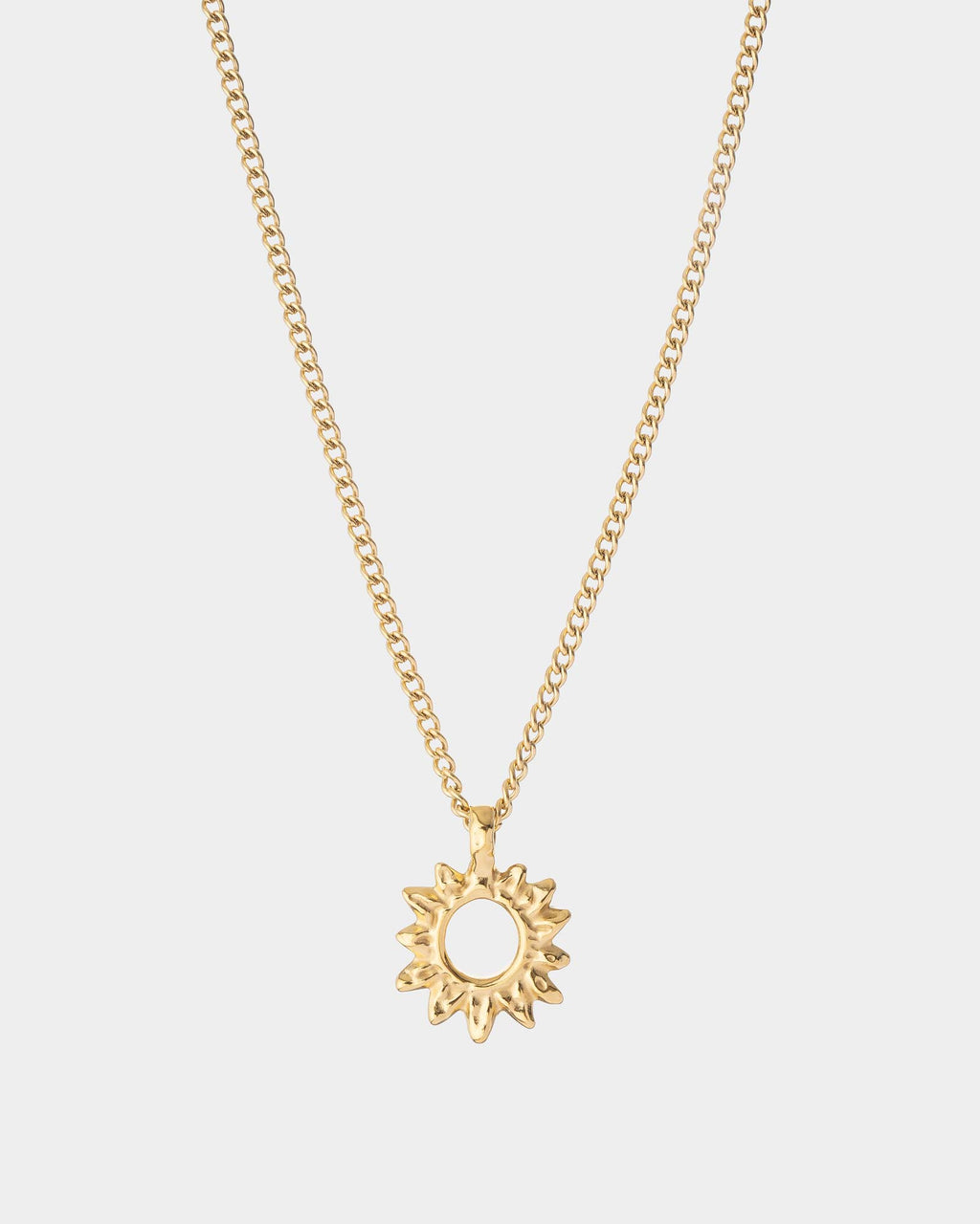 Sunburst Necklace Golden
