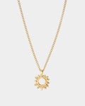 Sunburst Necklace Golden