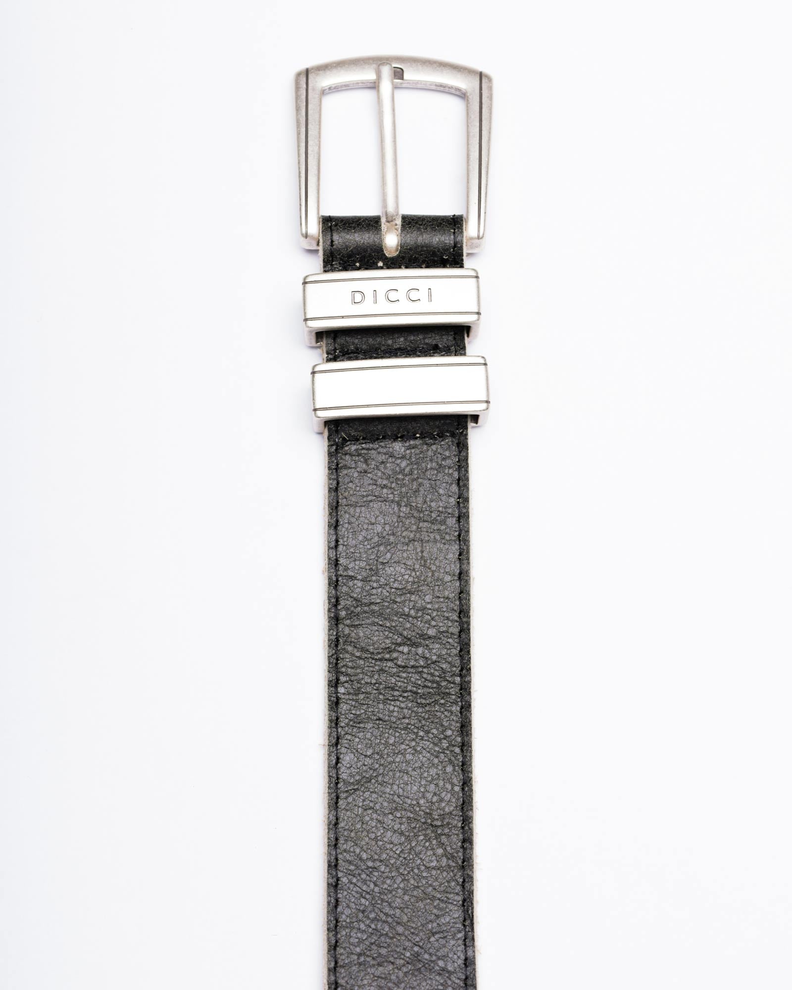 Vintage Black Leather Belt - WRONG SENSE® X DICCI
