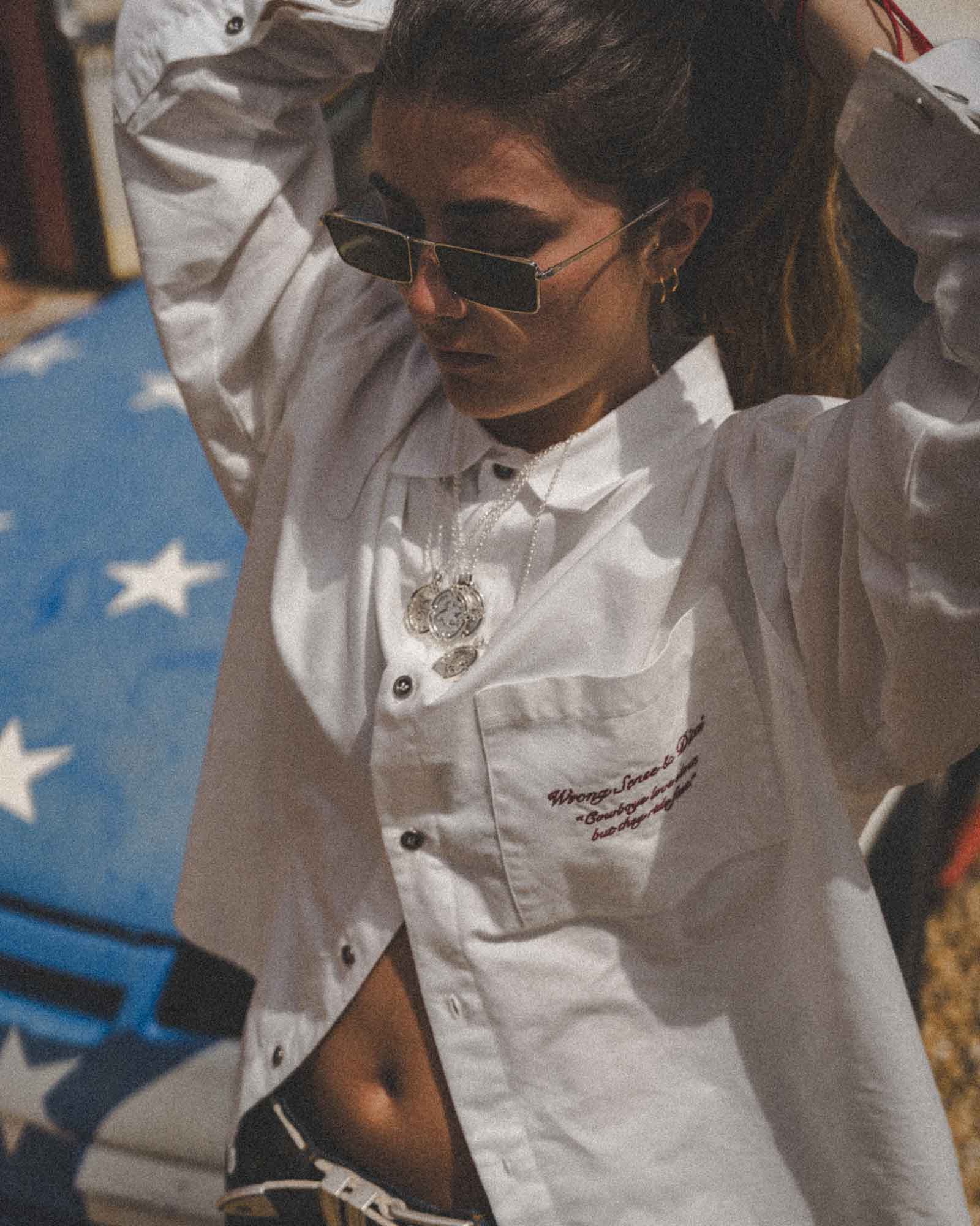 Vintage White Shirt - WRONG SENSE® X DICCI