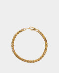 Golden wheat chain bracelet 5mm