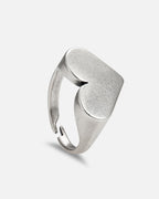 heart ring steel