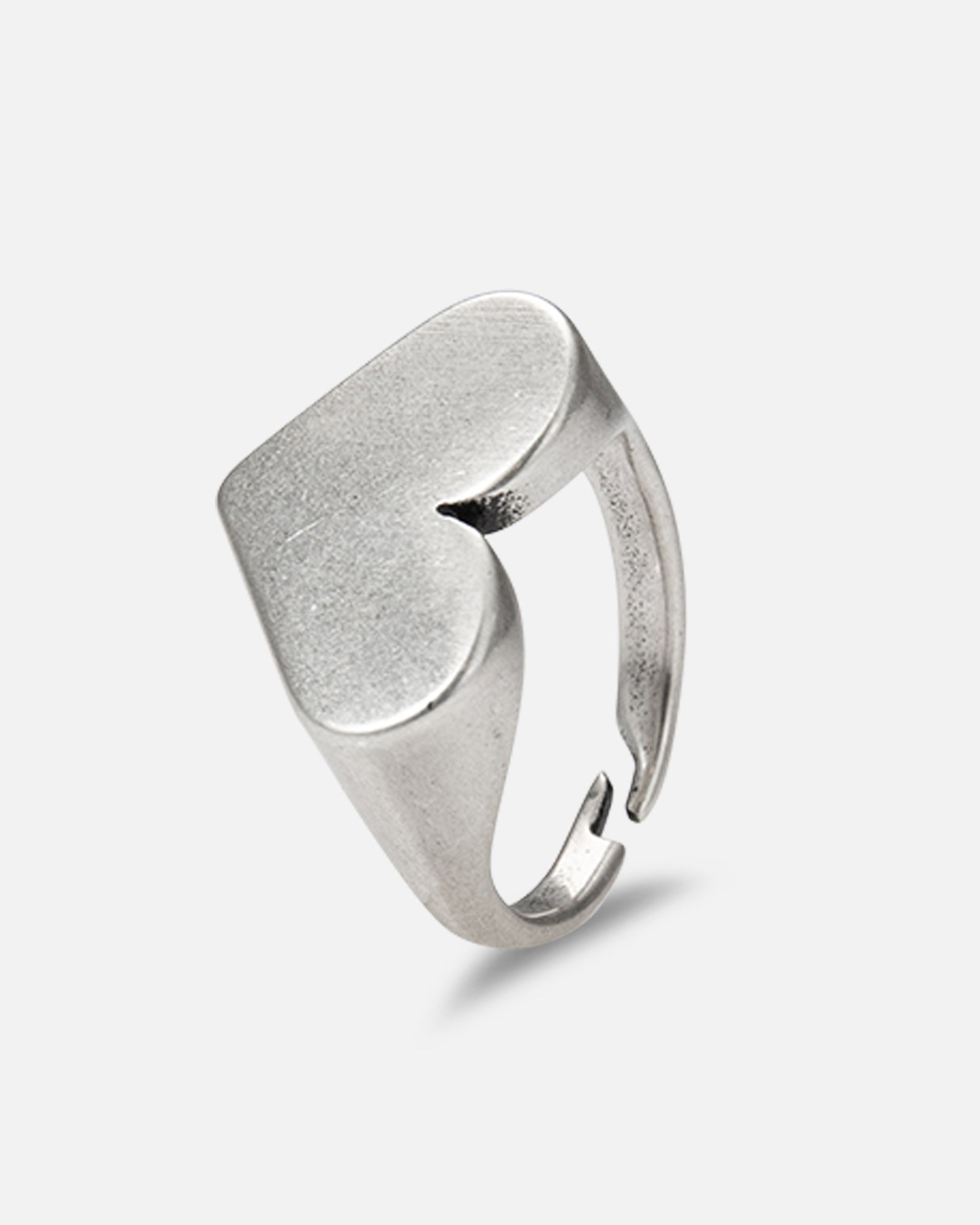 heart ring steel