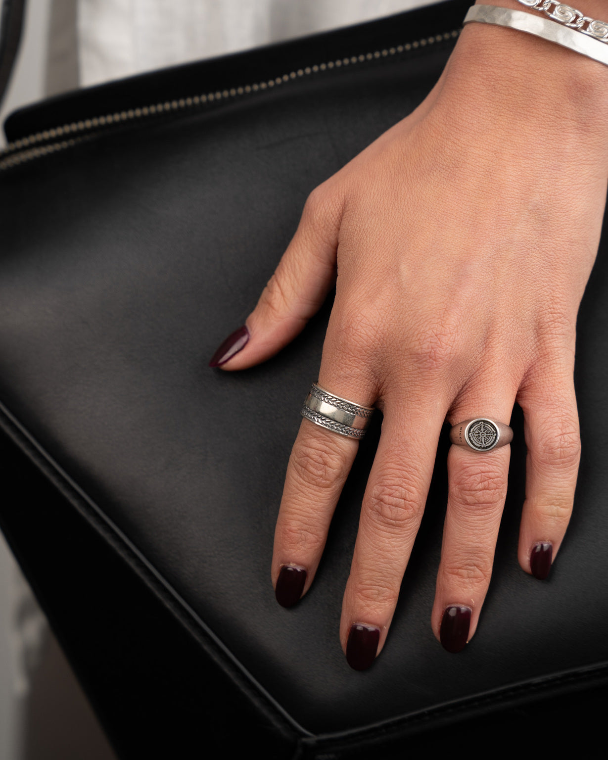 Wind Rose Ring - Stainless Steel Rings