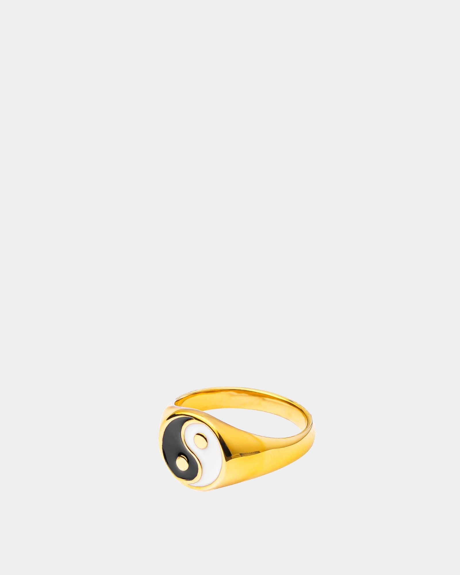 Yin Yang Ring - Golden Stainless Steel Ring - Online Unissex Jewelry - Dicci