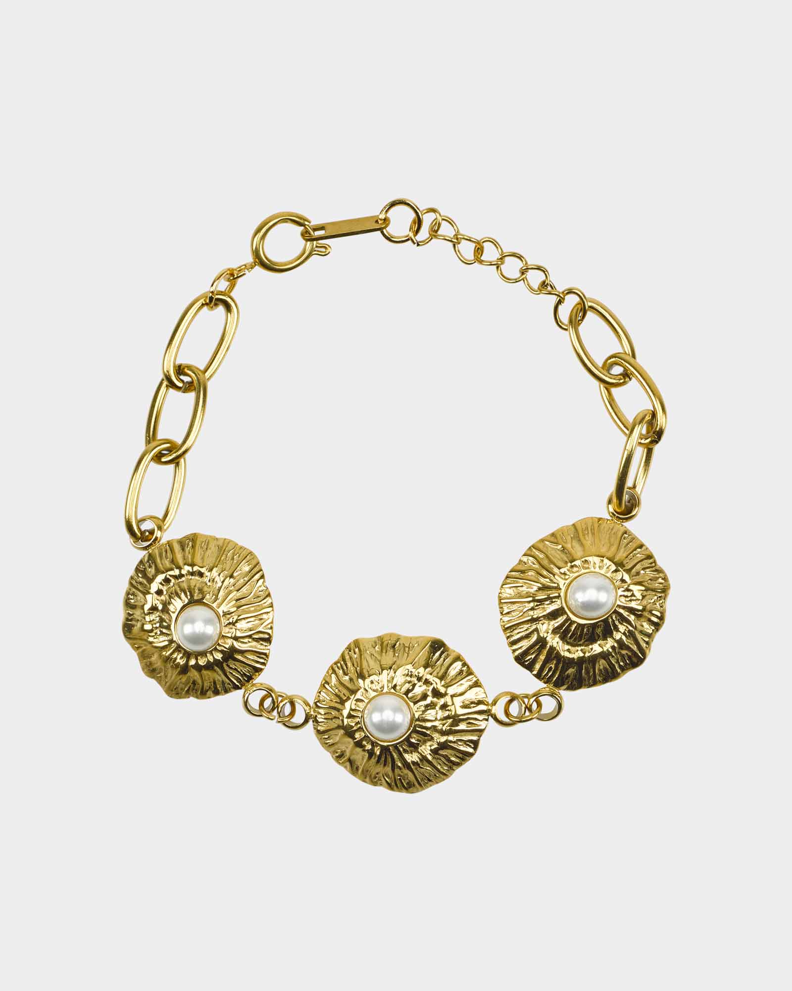 boho-pearl-bracelet-golden