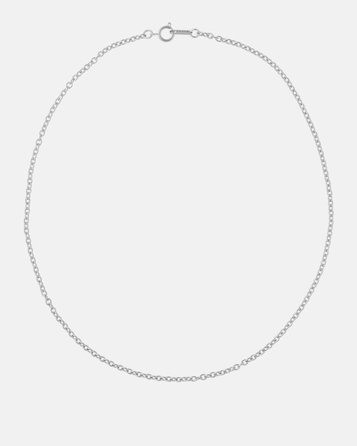 Cable Chain Necklace silver