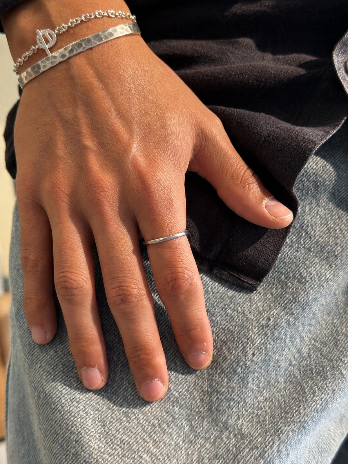 men wearing dicci promise ring