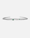 emerald bracelet silver 925