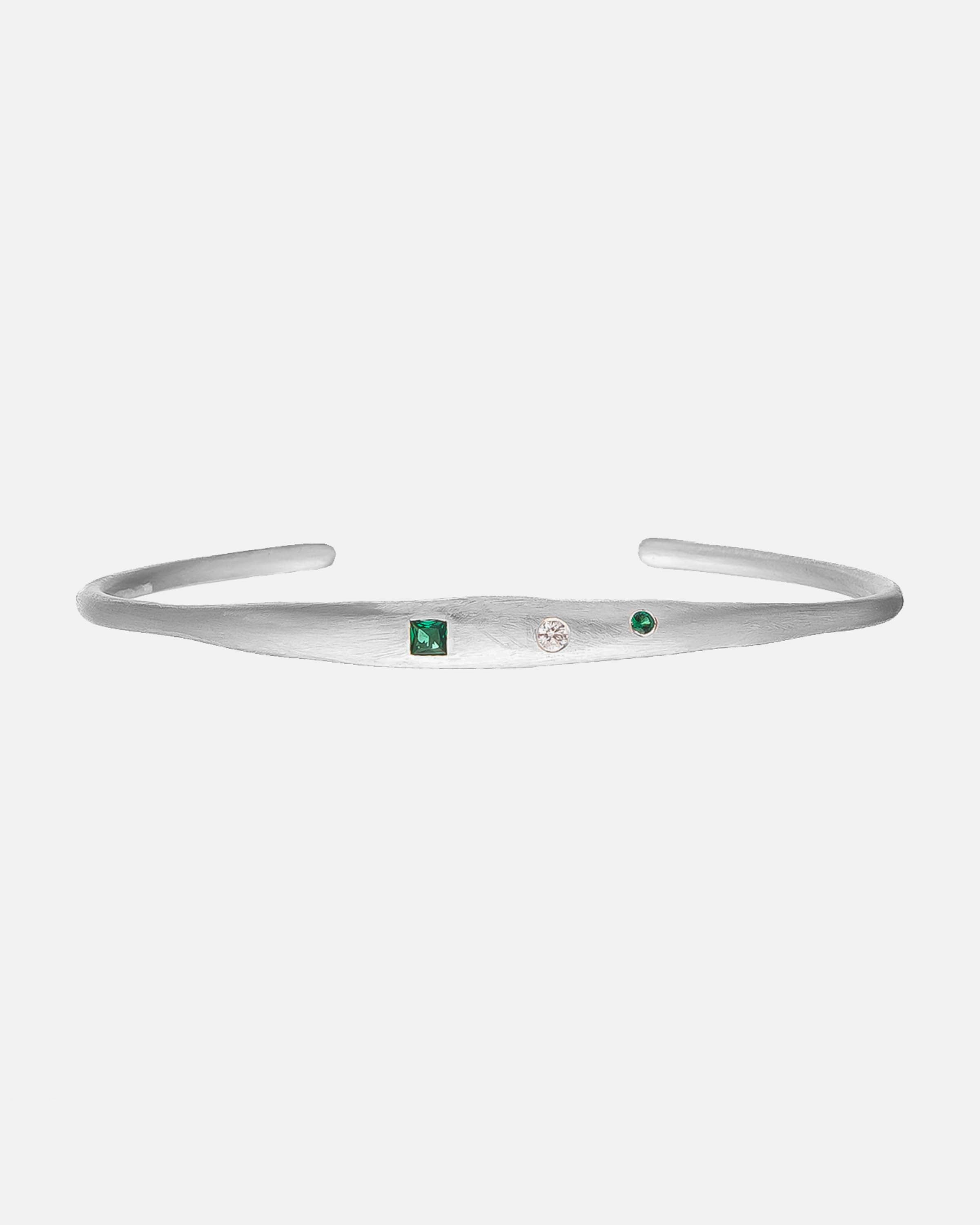 emerald bracelet silver 925