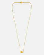 Golden St. Benedicts scapular close-up