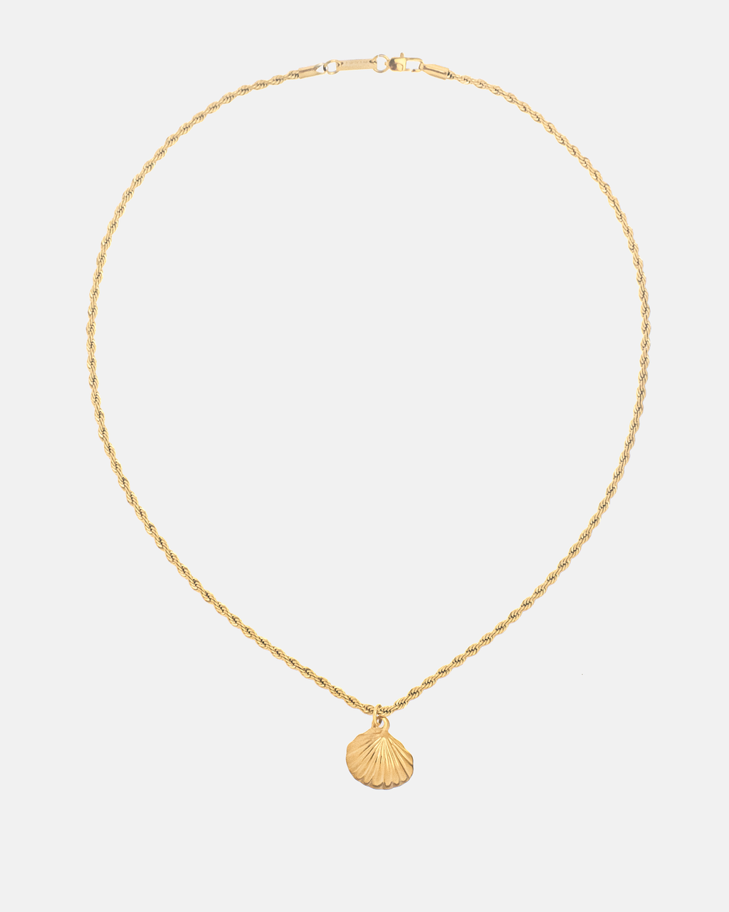 freedom sea shell golden necklace