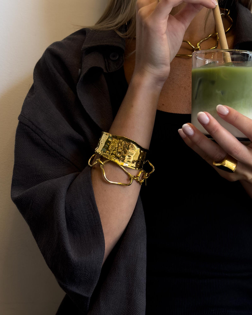 Organic Golden Chain Bracelet