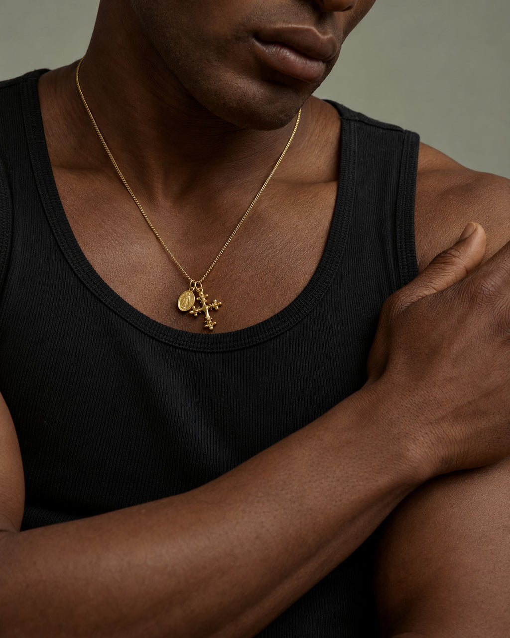 Collana Croce e Medaglia Miracolosa