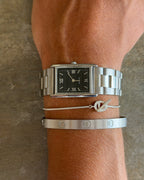 Stainless Steel Watch Black Dial – Muse