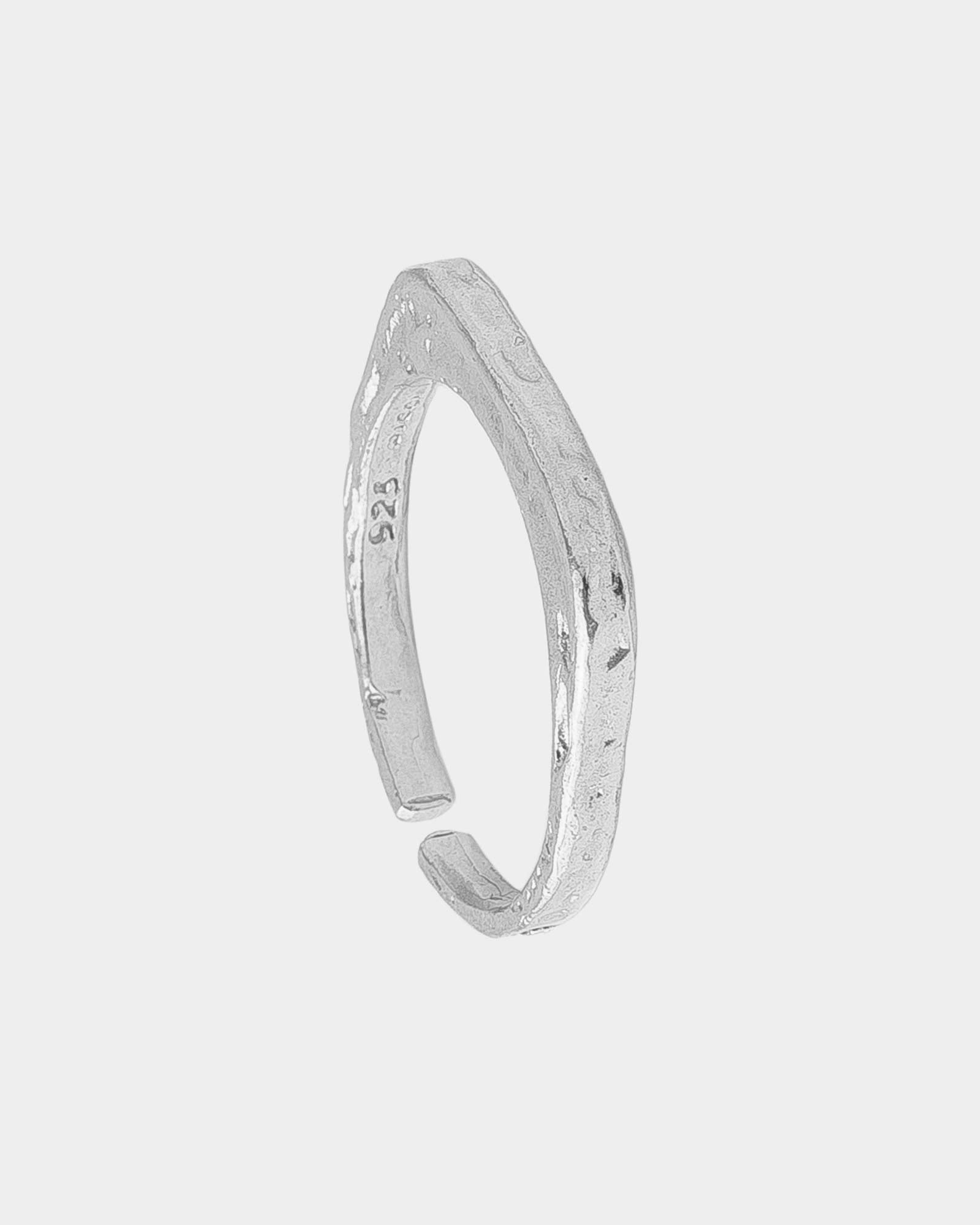 organic ring on white background