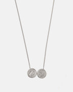 silver escapulario em prata 925 com medalha sao bento