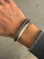 Bracciale Foxtail in acciaio