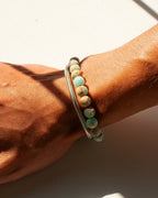 Bracciale Corsica con pietre naturali di agalmatolite