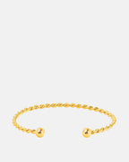 Pulsera esclava trenzada dorada