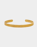 pulseira hammered golden