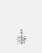 radian sun silver pendant