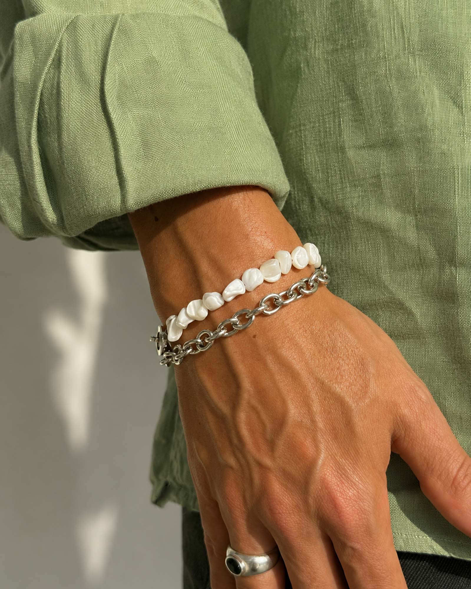men wearing sicily bracelet