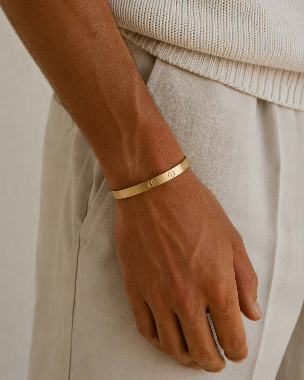 model wearing signature cuff