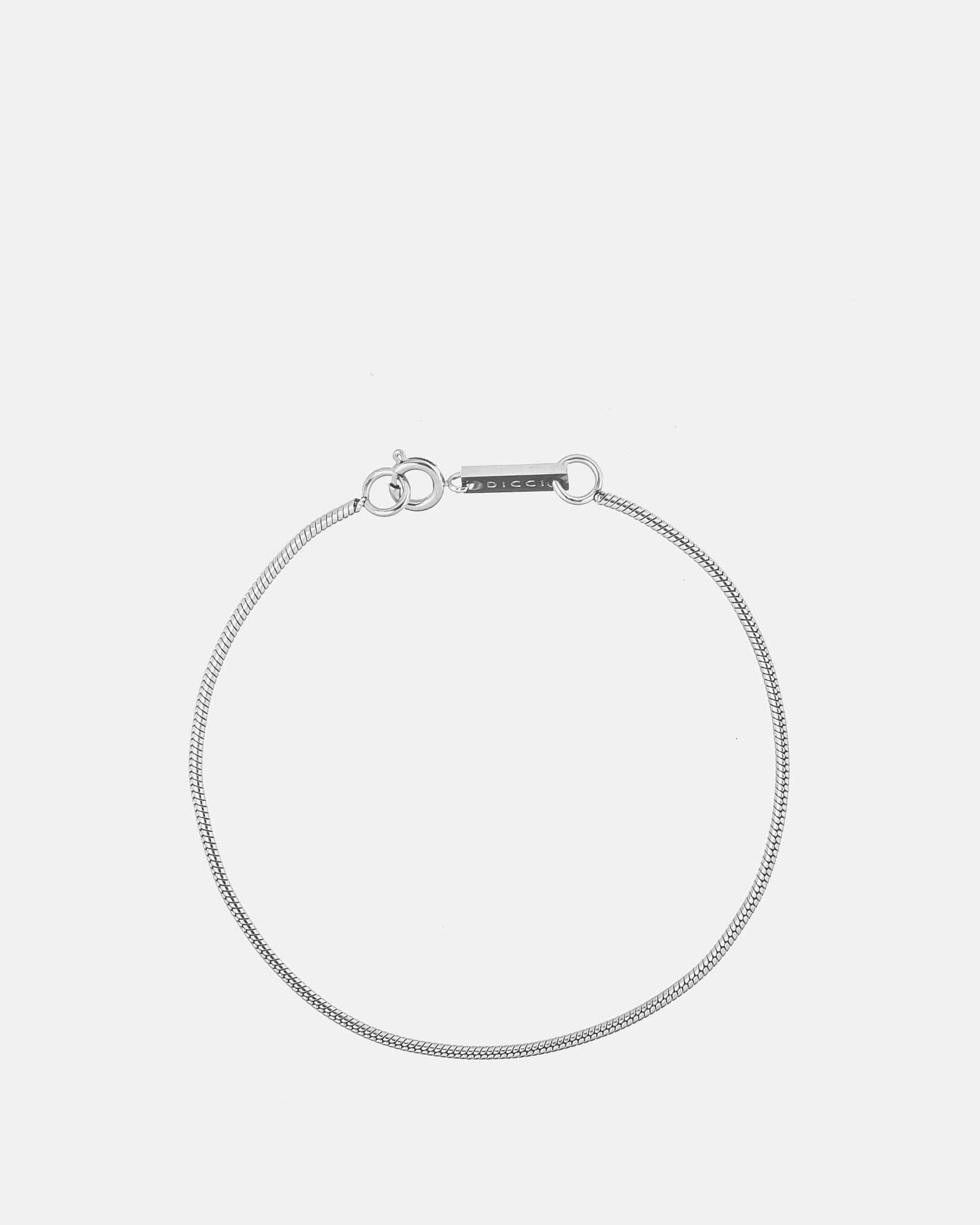 Snake bracelet stainless steel silver