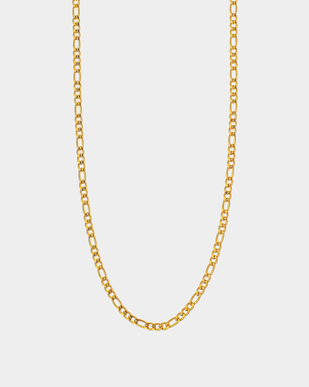 Oia - colar em aço dourado com elos 3*1 - Corrente Dourada - Joias Unissexo Online - Dicci