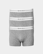 Confezione di boxer grigi Dicci - Elastico bicolore - Boxer online - Dicci