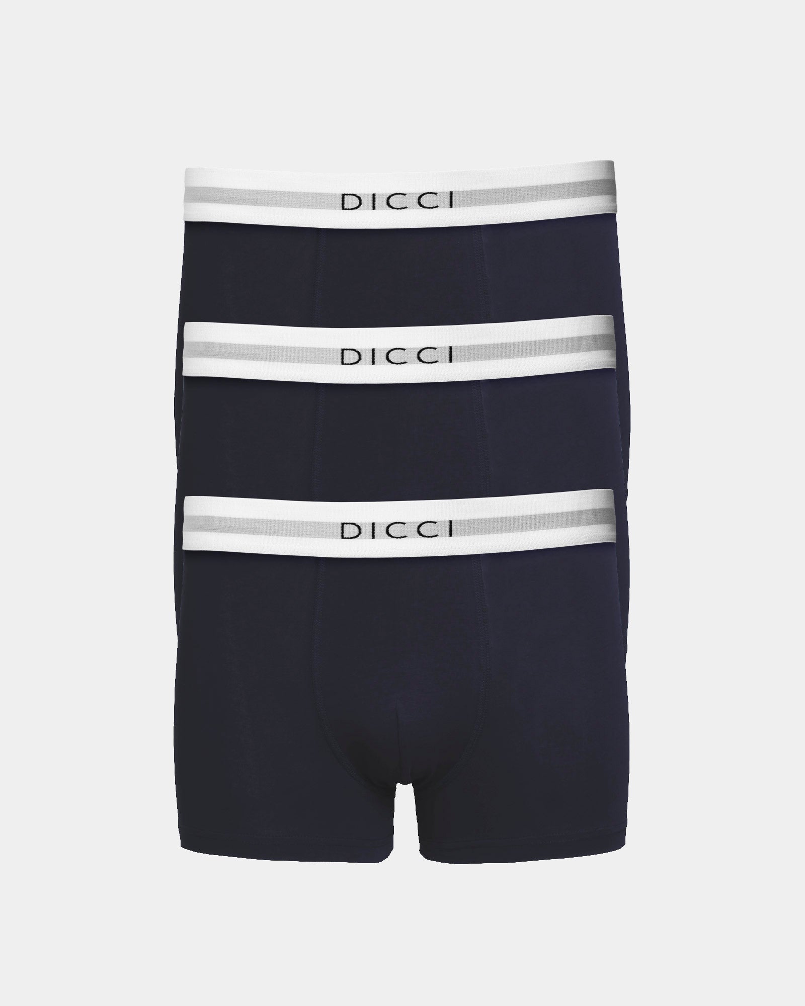 Blue Dicci Boxer - Bicolor Elastic - 3 Pack - Online Underwear - Dicci