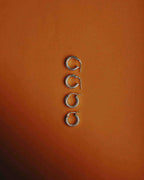 Portofino - Pendiente de plata 925 - Solo un pendiente - Pendientes de aro - Joyería unisex en línea - Dicci