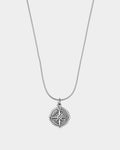 Wind Rose Necklace - 925 Sterling Silver Necklace with 'Wind Rose' Pendant - Online Unissex Jewelry - Dicci