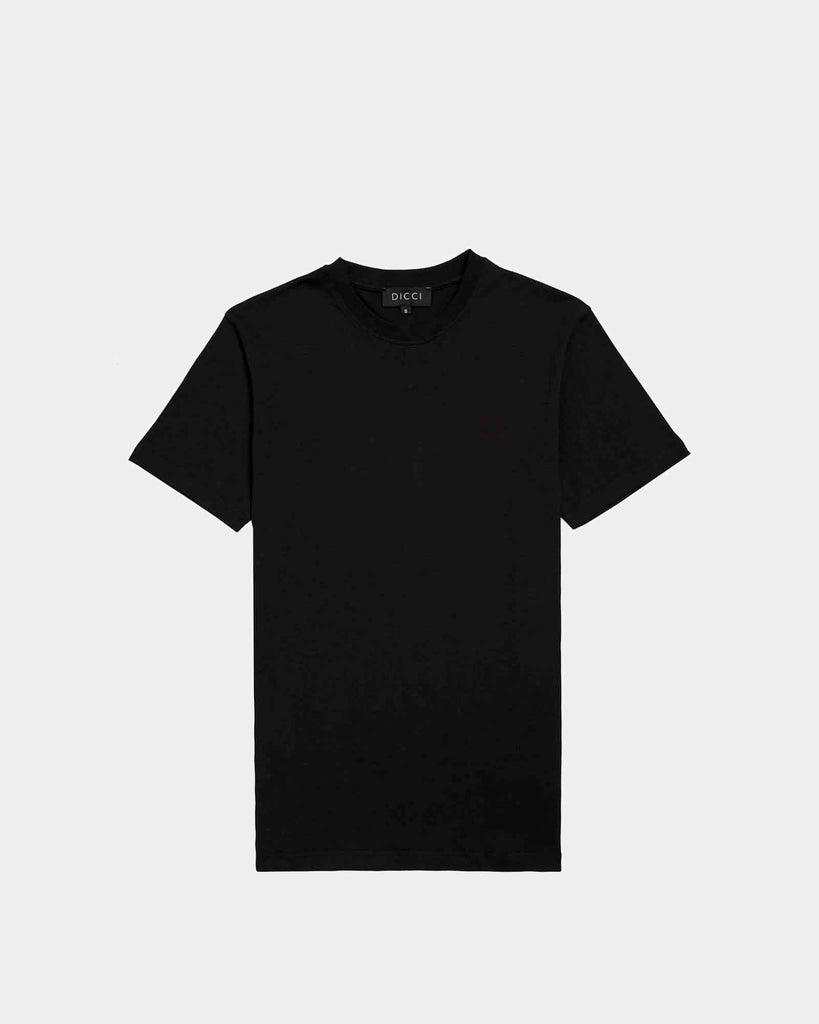Basic Black T-shirt - Basic Regular T-shirt - Dicci