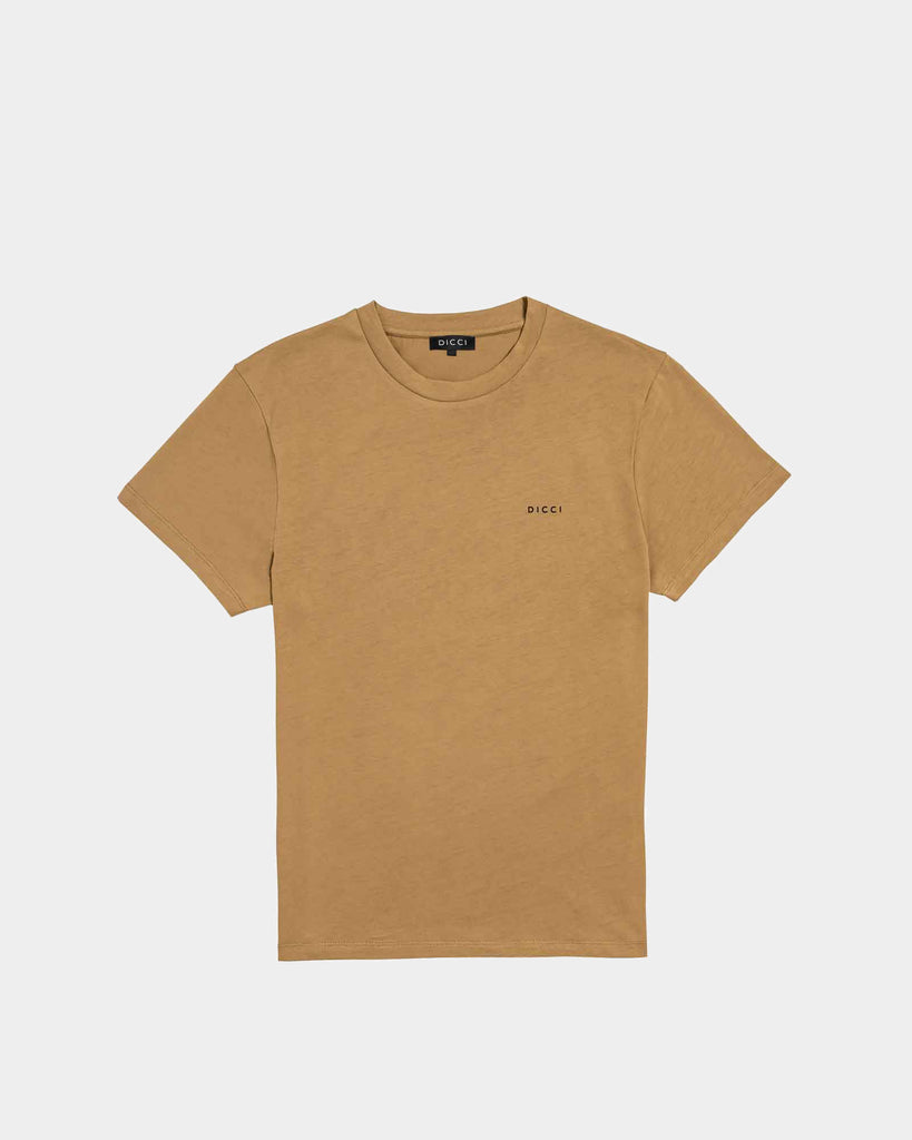Basic Camel Dicci T-shirt - Cotton T-shirts - Dicci