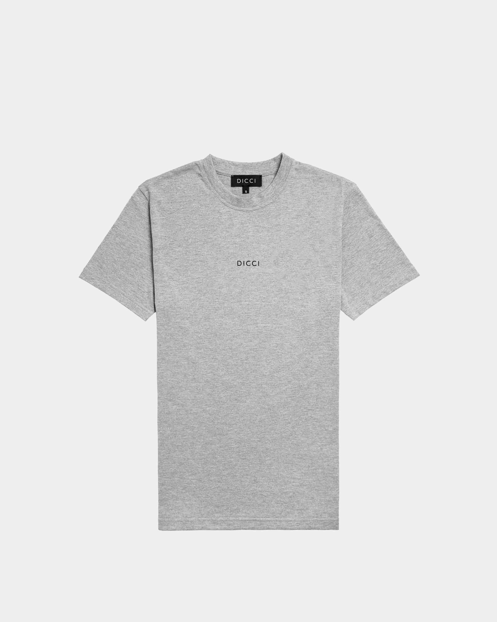 Basic Grey Slim Fit T-shirt - Cotton T-shirts - Unissex Clothing Online - Dicci