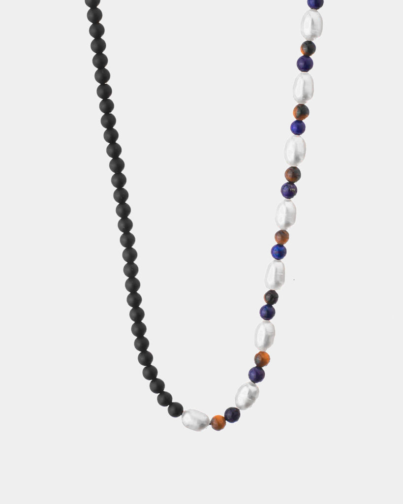 Miami - Beaded and Pearls Necklace 'Miami' - Online Unissex Jewelry - Dicci