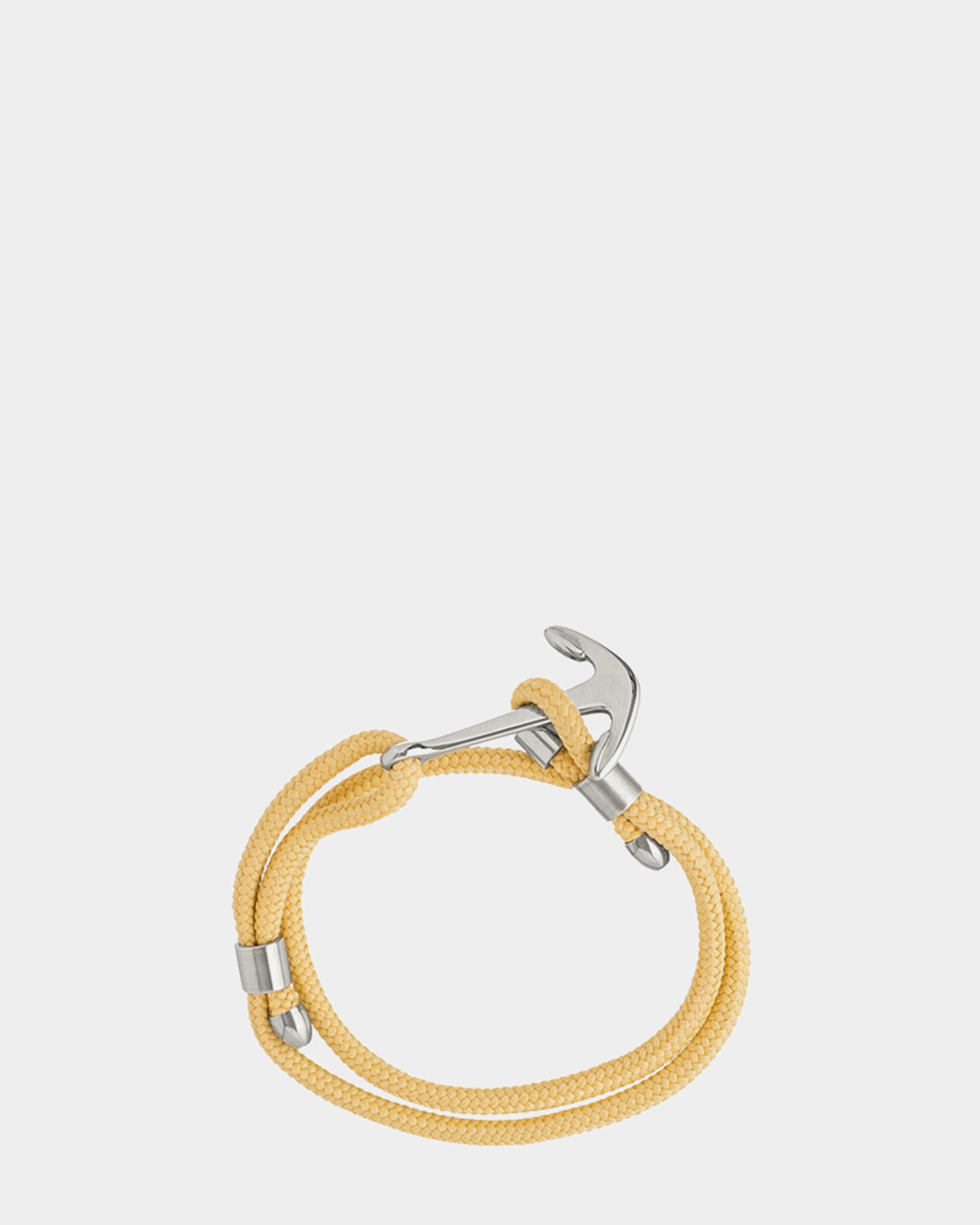Beige 'Anchor' Bracelet with anchor pendant - Nautical Bracelets - Online Jewelry - Dicci
