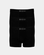Bóxers Dicci negros - Bóxers básicos - Paquete de 3 - DICCI