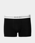 Black Dicci Boxer - Bicolor Elastic Boxers - Dicci