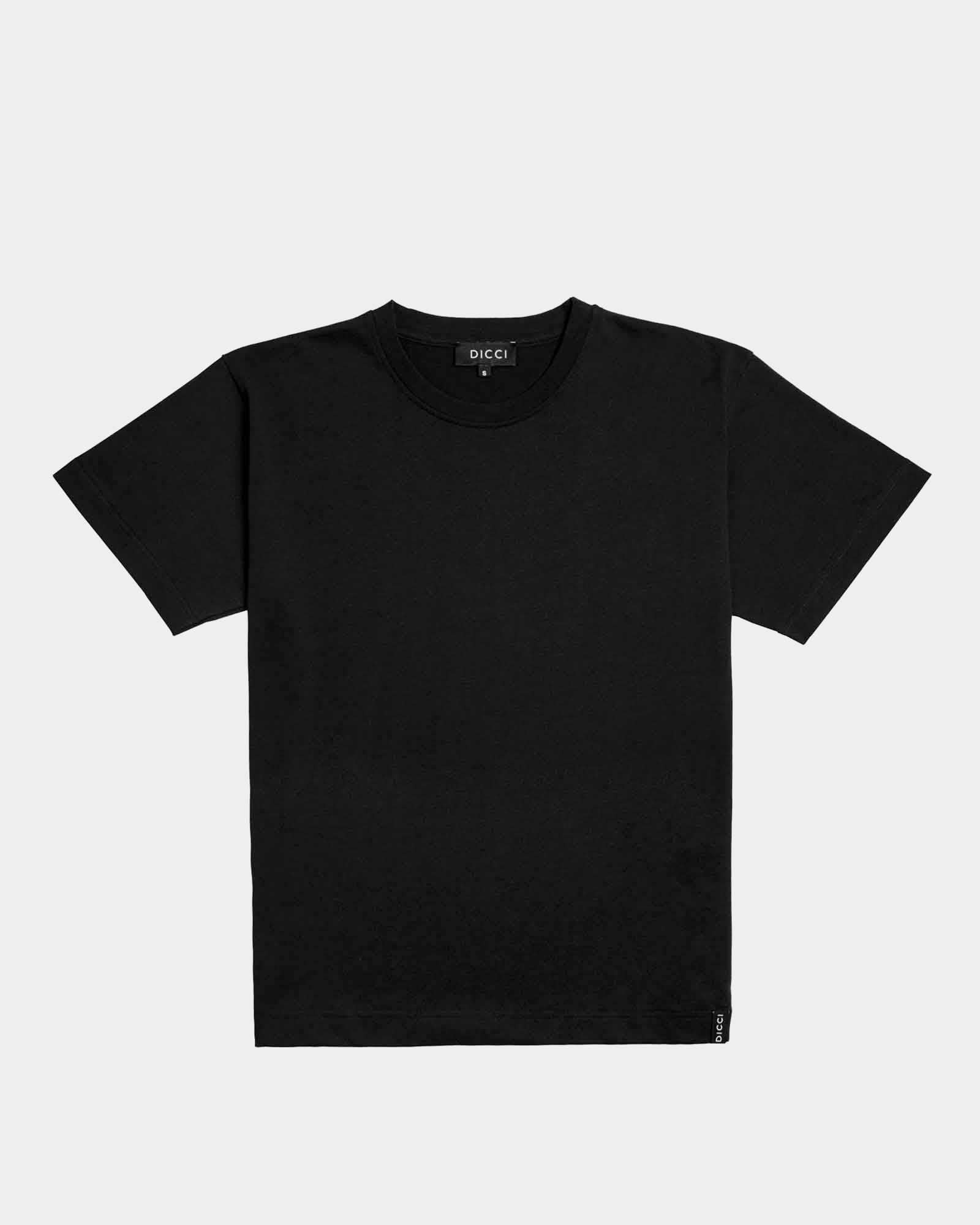 Black Oversize T-shirt - Basic T-shirts Oversize style - Online Clothing - Dicci