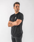 Black T-shirt 'Beige Skull' on the models body - Regular Fit T-shirts - Online Clothing - Dicci