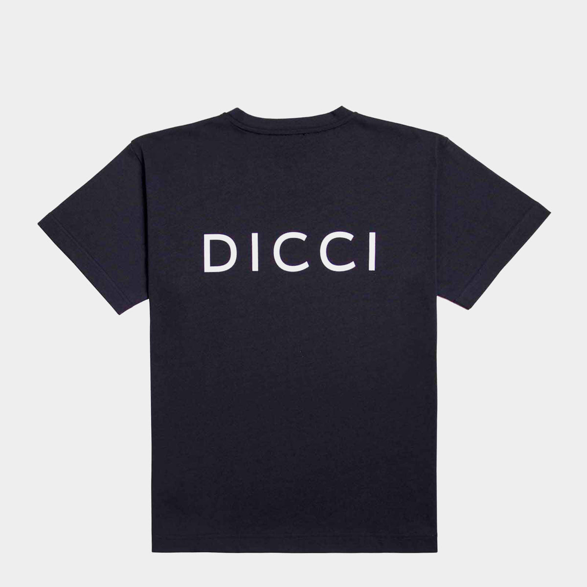 Blue Oversize T-shirt Logo Stamped - Oversize T-shirts - Dicci – DICCI