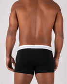 Boxer Nero con Elastico Bicolore Dicci sul corpo delle modello - Intimo Online - Dicci