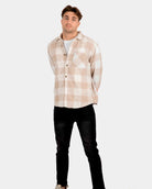 Camisa de cuadros de algodón - Camisas relaxed fit - Dicci Online