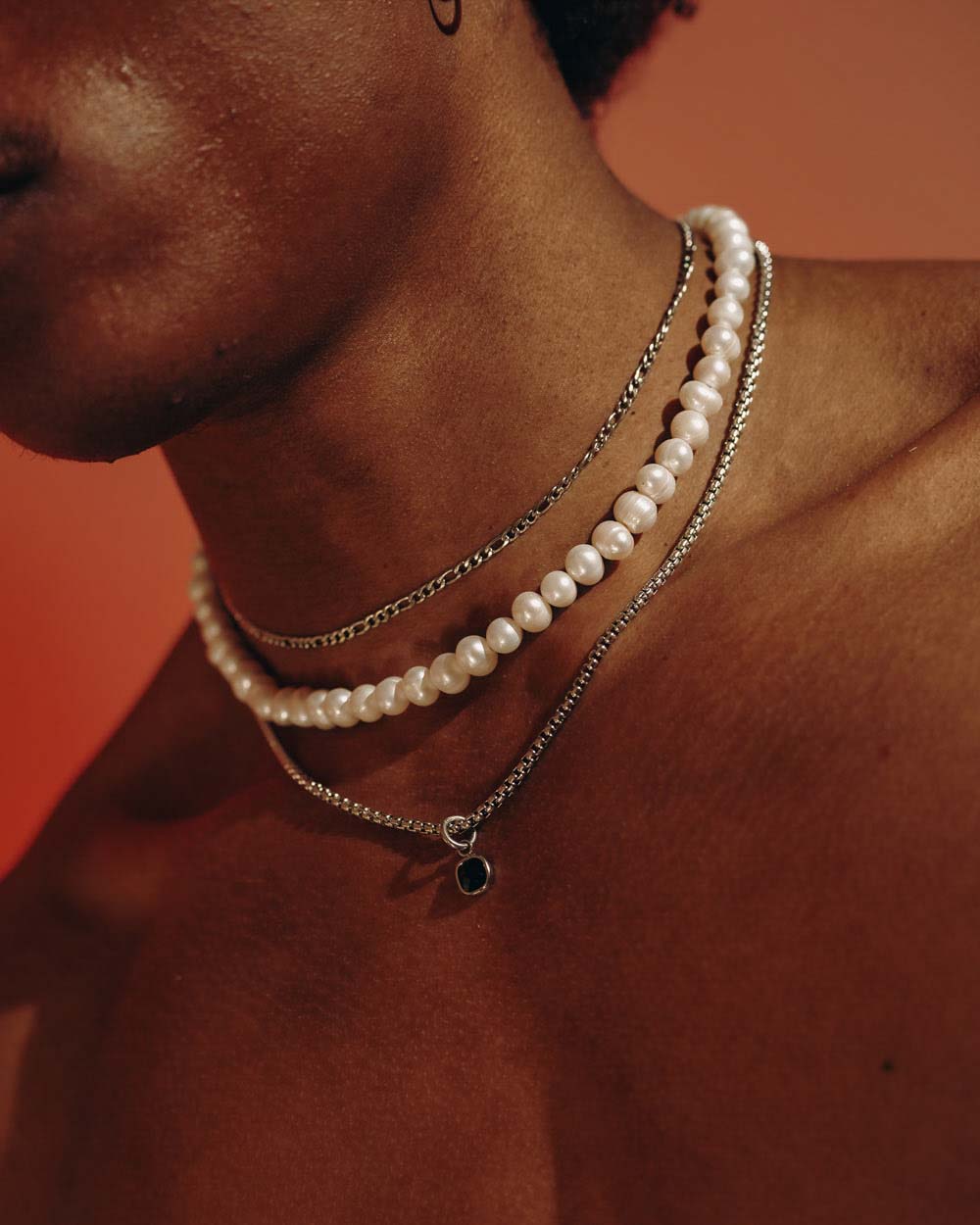 Figaro Chain 3x1 Necklace 3mm silver